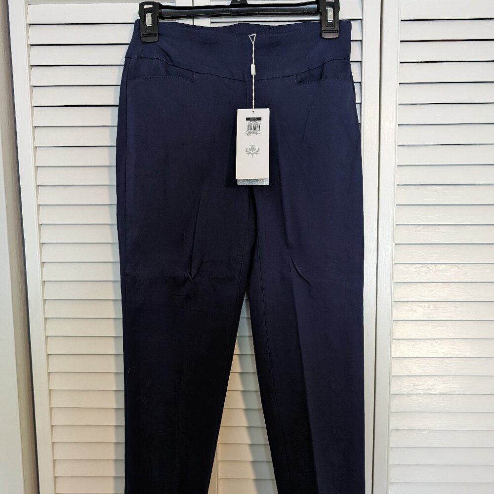 NWT Navy Lady Hagen Pull-On Ankle Pants